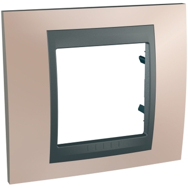 Unica Onyx copper-Graphite Single frame-8420375154450