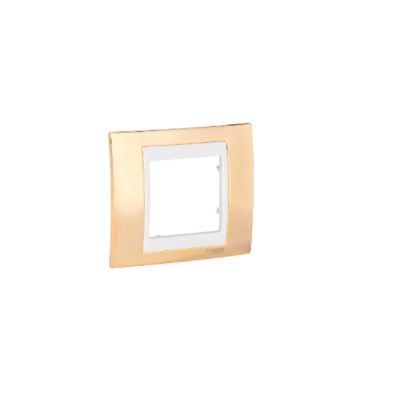 Unica Single Frame Gold-Ivory-8420375135145