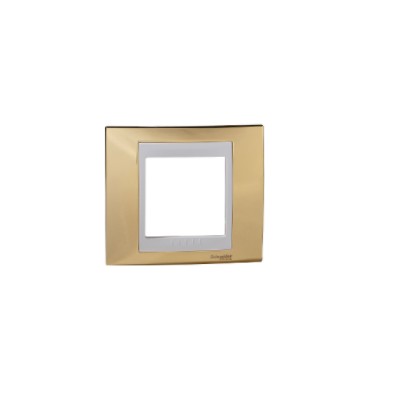 Unica Single Frame Gold-White-8420375135169