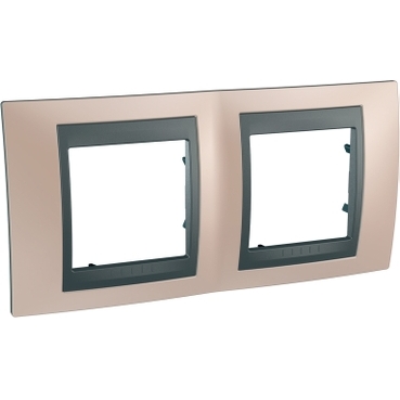 Unica Onyx copper-Graphite Double Horizontal frame-8420375154528
