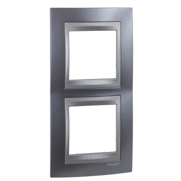 Unica Metallic gray-Graphite Double vertical frame-8420375154603