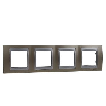 Unica Onyx copper-Aluminum Quadruple Horizontal frame-8420375155365