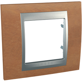 Unica Top - Cover Frame - 1 Set - Cherry Wood/Aluminium-8420375115802