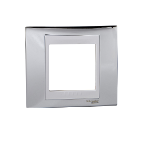 Unica Plus - Door Frame - Single Frame - Gloss Chrome/White-8420375135176