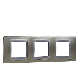 Triple horizontal bezel - Matt titanium - Alum-8420375155211