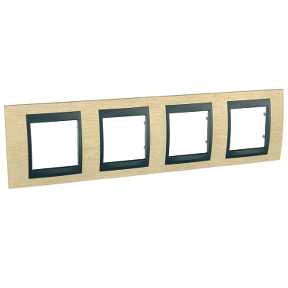 Quadruple horizontal frame - Maple - Graphite-8420375154115