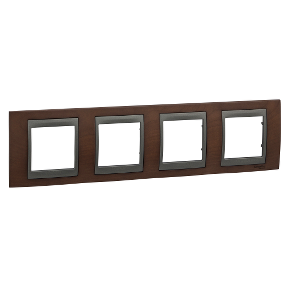 Unica Top - Lid Frame - 4 Sets, H71 - Tobacco/Graphite-8420375154146
