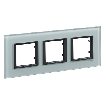 Unica Gray glass Triple Horizontal frame-8420375167115