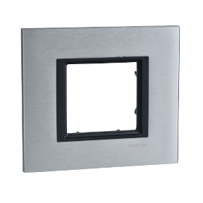 Unica Class - Cover Frame - 1 Set - Ice Aluminum-8420375166859