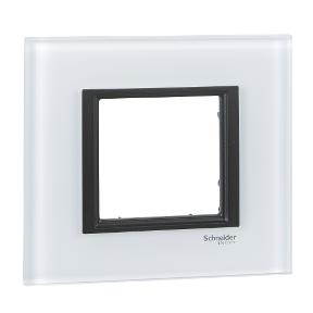 Unica White Glass Single Frame-8420375166903