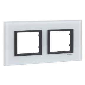 Unica White Glass Double Frame-8420375167009