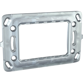 Unica Mounting Plate (Zamak) - 3 Modules-8420375116434