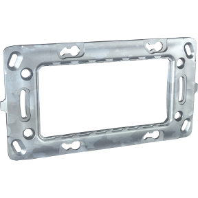 Unica Mounting Plate (Zamak) - 4 Modules-8420375116458
