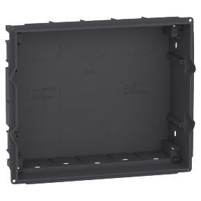 Mini Pragma Enclosure Base - 1 X 12 Modules - For Flush Mounting-3606480151026