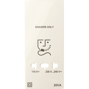 Shaving Socket Key Cover, Cream, For M-Plan/M-Elegance Frames-3606485102641