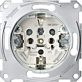 Schuko Socket Mechanism, Screw Terminals-3606480305177