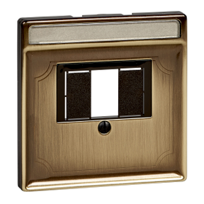 Usb Socket And Speaker Key Cover,Antique Brass,For Artec/Antique Frames-3606485000794