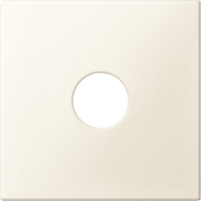 Center plate for antenna sockets, 1 outlet, white, System M-3606485001074