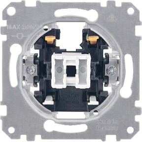 16 A spring-loaded switch, one-way, 2-pole-3606485093734