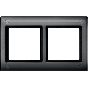 Aquadesign frame with screw connection, 2-pack, anthracite-3606485003405