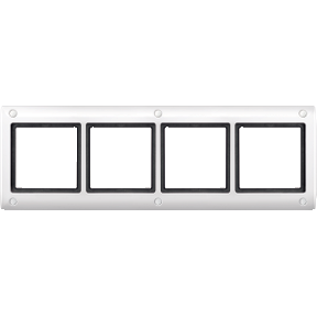 Aquadesign frame with screw connection, 4-pack, polar white-3606485003573