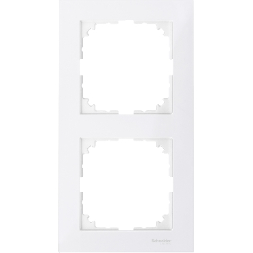 Merten M-Pure ikili çerçeve Beyaz-3606480592997