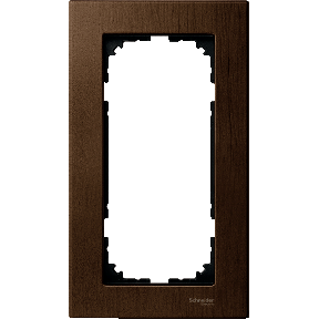 Wooden frame, 2-pack without middle bridge part, Walnut, M-Elegance-3606485111025