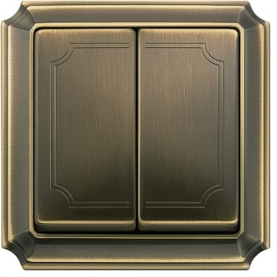 Commutator Key Cover,Antique Brass,For Artec/Antique Frames-3606485004082