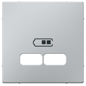 Merten Sis-M USB Socket Key Cover Aluminum-3606480996344