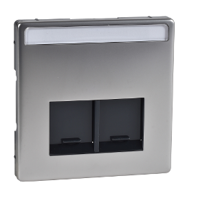 Double Rj45 Data Socket Key Cover,Stainless Steel,For Artec/Antique Frames-3606485005188
