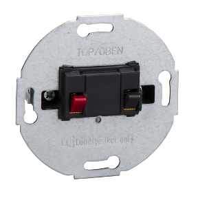 Speaker Connection Mechanism, 1 Button, Anthracite-3606485005225
