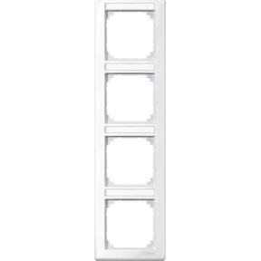 M-Smart frame, labeled with 4 brackets, vertical mounting, pol. ne., glossy-3606485095981
