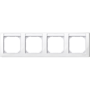 M-Smart frame, 4-tag.bracket, horizontal mounting, pol.wht., glossy-3606485096063