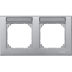 M-Plan frame, with 2-way labeling option, horizontal mounting, aluminum-3606485005324