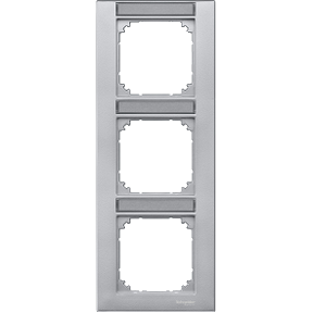 M-Plan frame, 3 for labeling, vertical mounting, aluminum-3606485005454