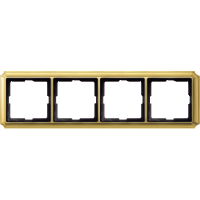 Antique Quad Frame, Polished Brass-3606485096568