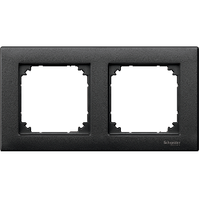 M-Plan II frame, 2x, flush mounted, anthracite-3606485006314
