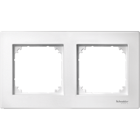 M-Plan II frame, 2-pack, flush mount, polar white-3606485006321