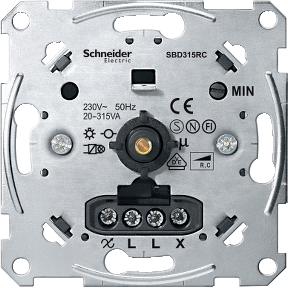 Rotary Dimmer Mechanism for Capacitive Load, 20-315 W/Va-3606480298042
