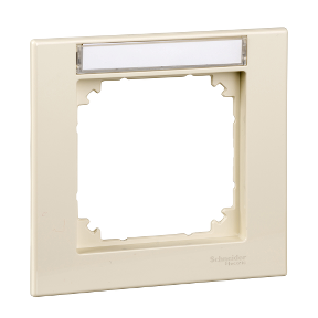 M-Plan frame, Single, with labeling option, white, glossy-3606480351563