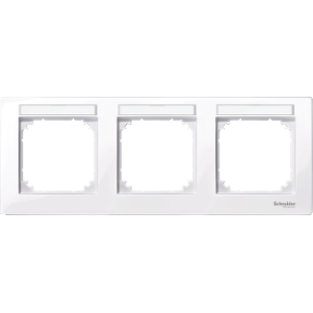 M-Plan frame, with triple labeling option, horizontal. installation, movement. what, shiny.-3606485097763