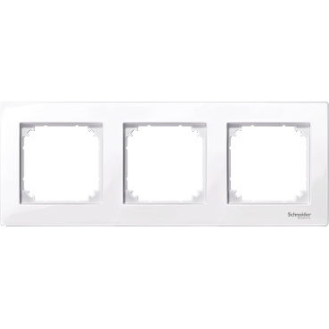 Merten Triple frame, M-Plan, Active white-3606485097824