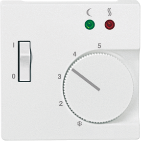 Anahtarlı zemin termostatı için merkezi plaka, kutup beyazı, System M-3606485007144