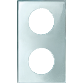 TRANCET glass socket cover, 2-pack, satin, Trancent-3606485098739