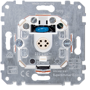 UNI.SUPER DIM.INS. - Timer Grounded Socket, childproof, System-M, Cream-3606485008813