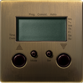 Sensör bağlantılı kör zaman anahtarı, antik pirinç, Artec/Trancent/Antik-3606485009483
