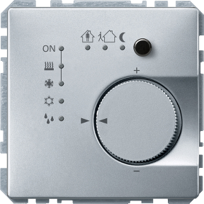 Knx 4-G PB Interface Room Temperature Control Unit, Aluminum, System-D-3606485099408