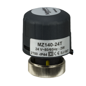 Thermal Actuator for VZ*08* valves 140N, - Grounded Socket with Timer, childproof, System-M, Cream-3606489660505