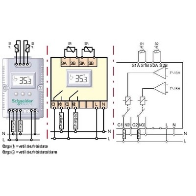 Climasys Cc - Electronic Thermostat 200..240V - Temperature Range -40…80°C-3606480152627