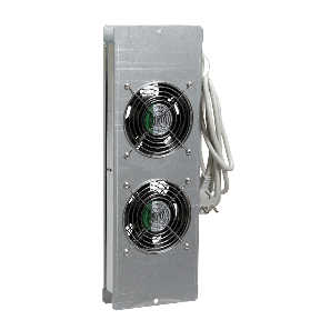 ACTASSI CABIN CAVITY PLATE WITH 2 FANS - Plastic Shutter - IP54 - Size: 223x223mm - RAL7035-3606480146305
